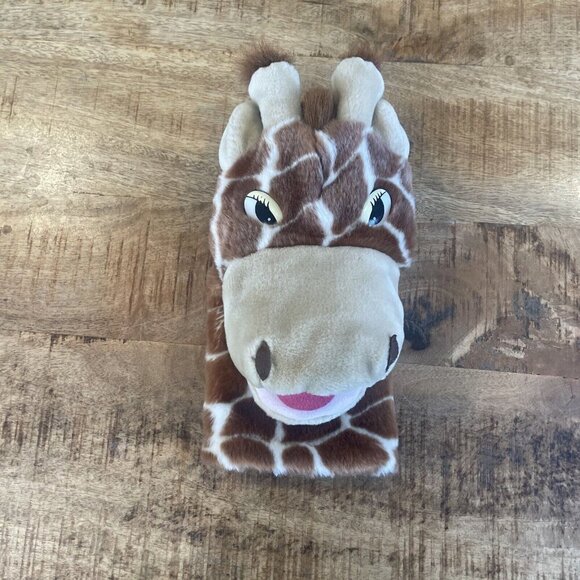 Aurora World Plush Giraffe Hand Puppet Jolie Club Head Cover 9" - Picture 2 of 9